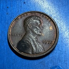 1972 US LM 1 C Coin - Multi Error - DDO, DDR, Off-Center Strike - 3.1g Copper