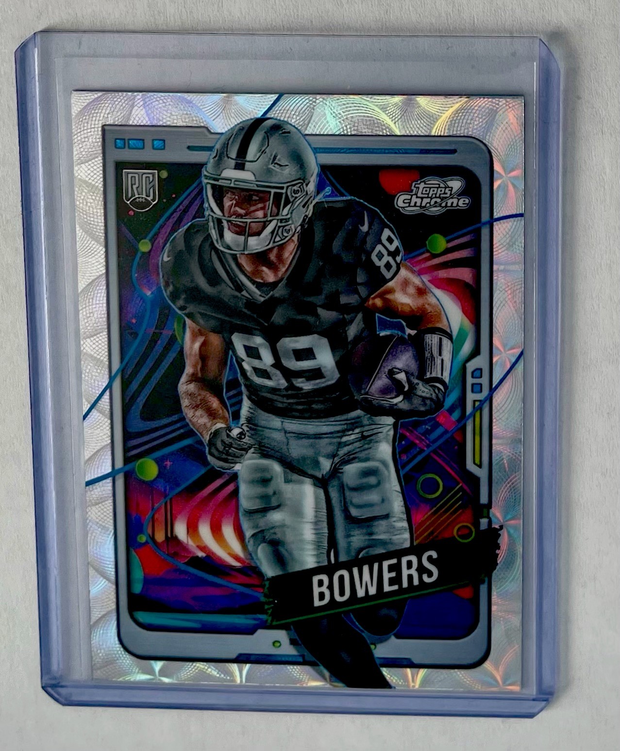 2024 Topps Cosmic Chrome - Rookies Brock Bowers #149 Nucleus Refractor (RC)