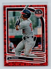 2024 USA Baseball Stars and Stripes Red Jc Pacheco 146/199 Team Usa #5