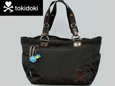 tokidoki AMICA tote bag 47x27x20cm/18.5x10.62x7.87'' w/ tokidoki adios Keychain