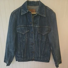 Levi's Blue Denim Jacket MEDIUM Classic 80s 90s Men Women all season NWT