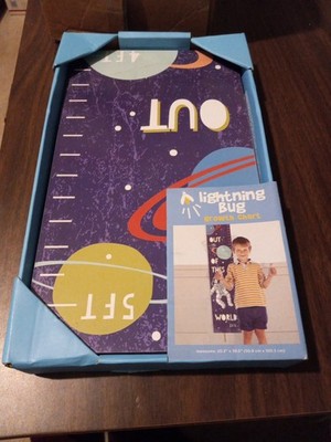 Lightning Bug Child Growth Chart Space Planets 