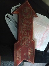 Pepsi Cola Vintage Arrow Sign