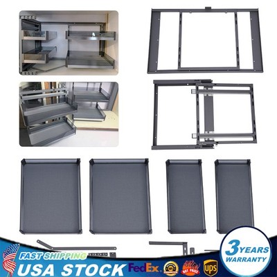 Blind Corner Cabinet Pull Out for 14'' Organizer Kitchen Corner Cabinet Pull Out