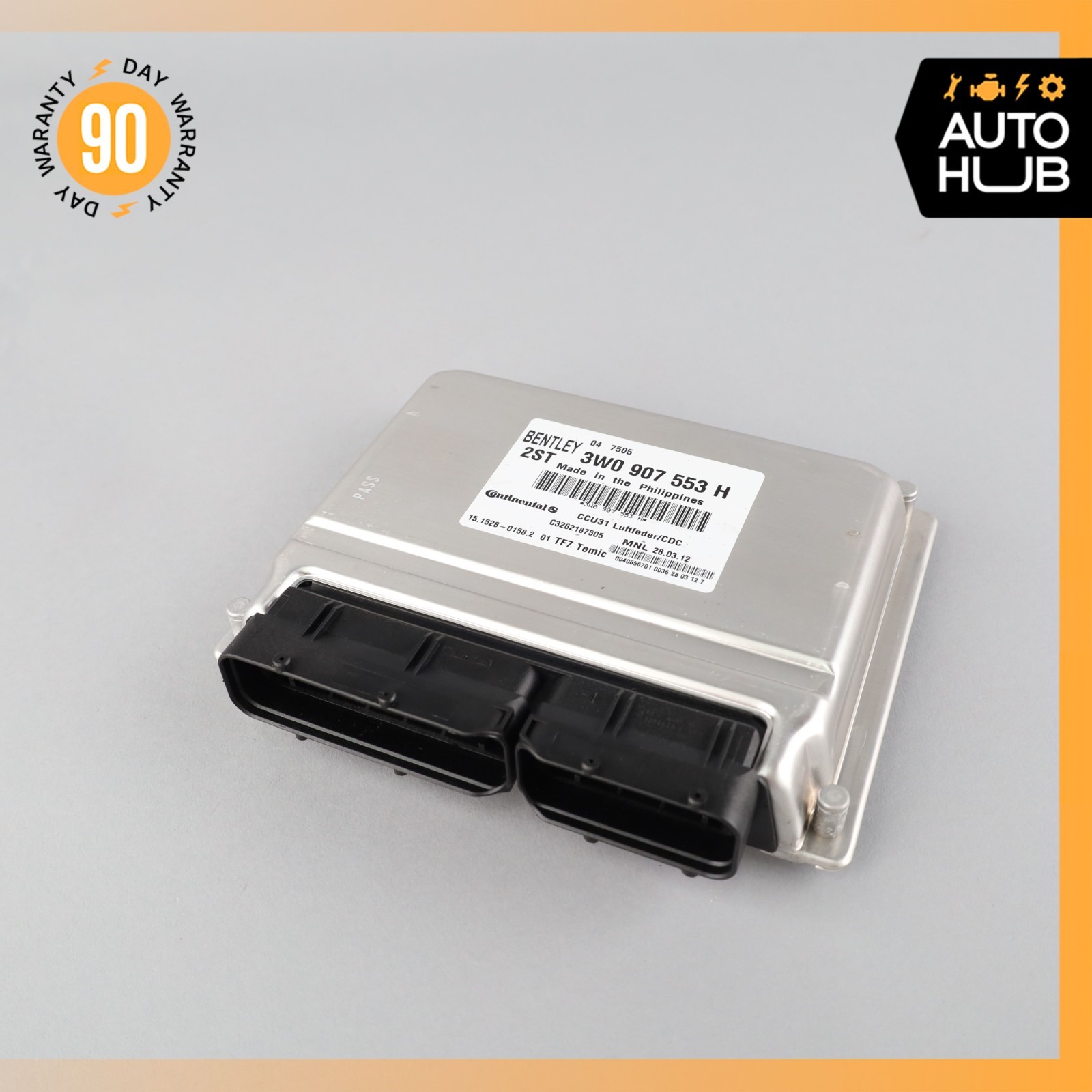 12-17 Bentley Continental GT Coupe Air Suspension Control Module 3W0907553H OEM
