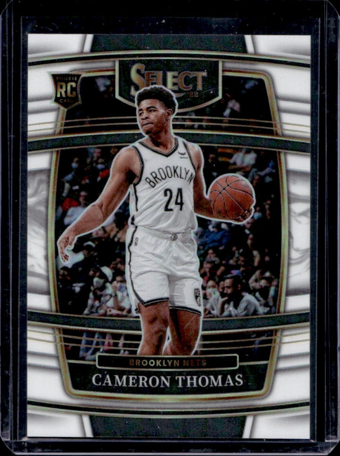 2021-22 Select Cameron Thomas RC White Prizm Rookie Concourse #/149 Nets