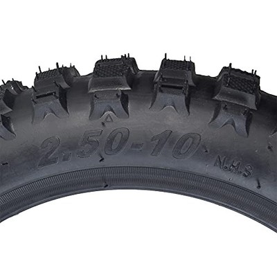 2.50-10 Rear Tire - Fits the Razor MX500 & MX650 Dirt Rocket, Back