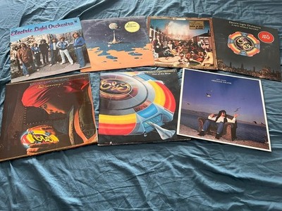 8 x ELECTRIC LIGHT ORCHESTRA (ELO) + Jeff Lynne - LP Sammlung