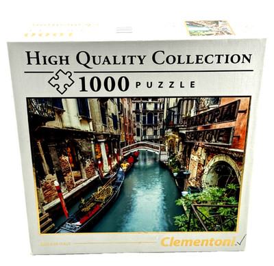 ''Venice Canal'' 1000 Piece Puzzle/ Clementoni (NWOT)
