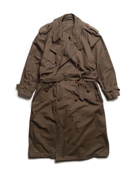 Herren Hugo Boss Trenchcoat Braun Baumwolle 40 /L / 48