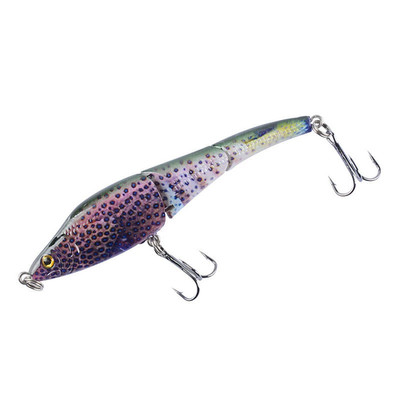 3Pcs Multi-segment fish plastic hard bait 9.5cm/8.9g painted bionic fish bait