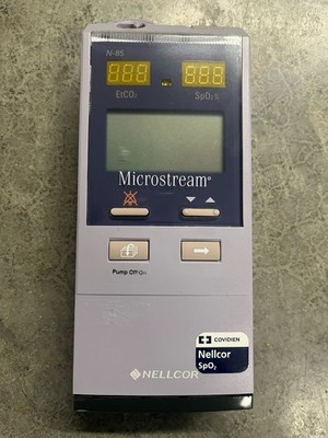Nellcor Microstream Bedside Capnograph Pulse Ox - used