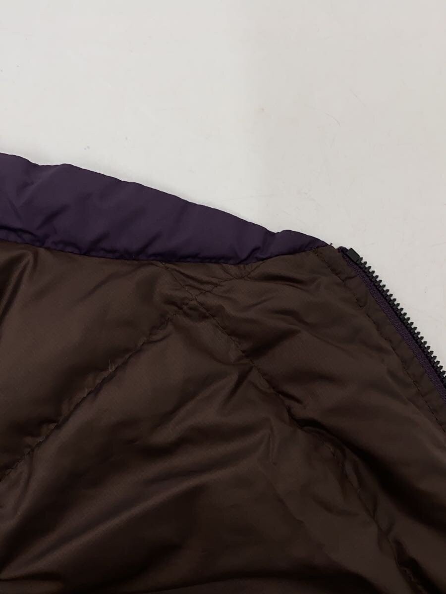 Needles S Down Jacket Polyester Purple Plain Size… - image 8