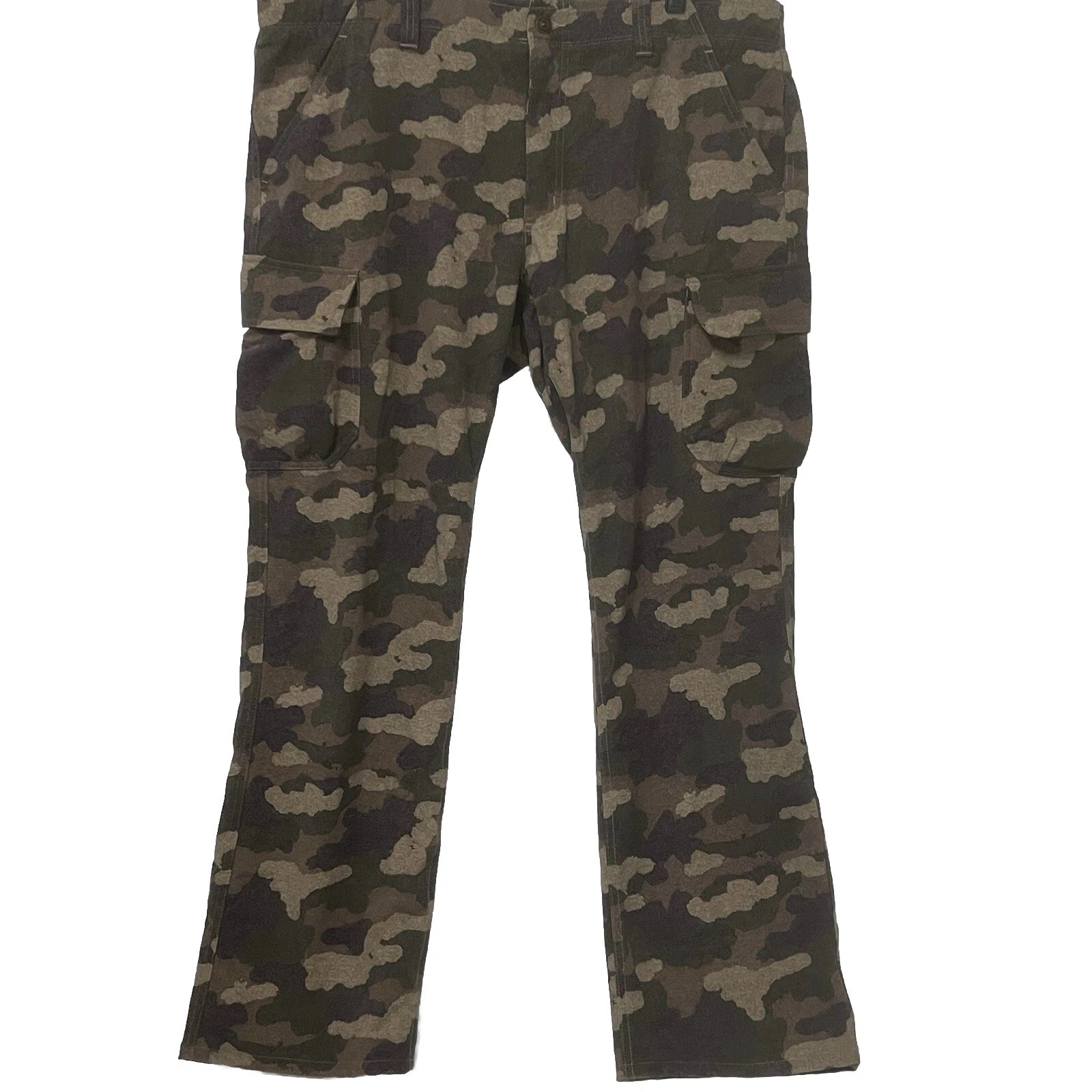 Under Armour Hunt All Season Gear Storm Camo Cargo Pants Nylon Loose Fit 40x32