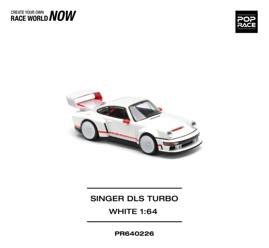 Pop Race Singer DLS Turbo (Pista) Blanco 640226 1/64 Foto 2 de 3