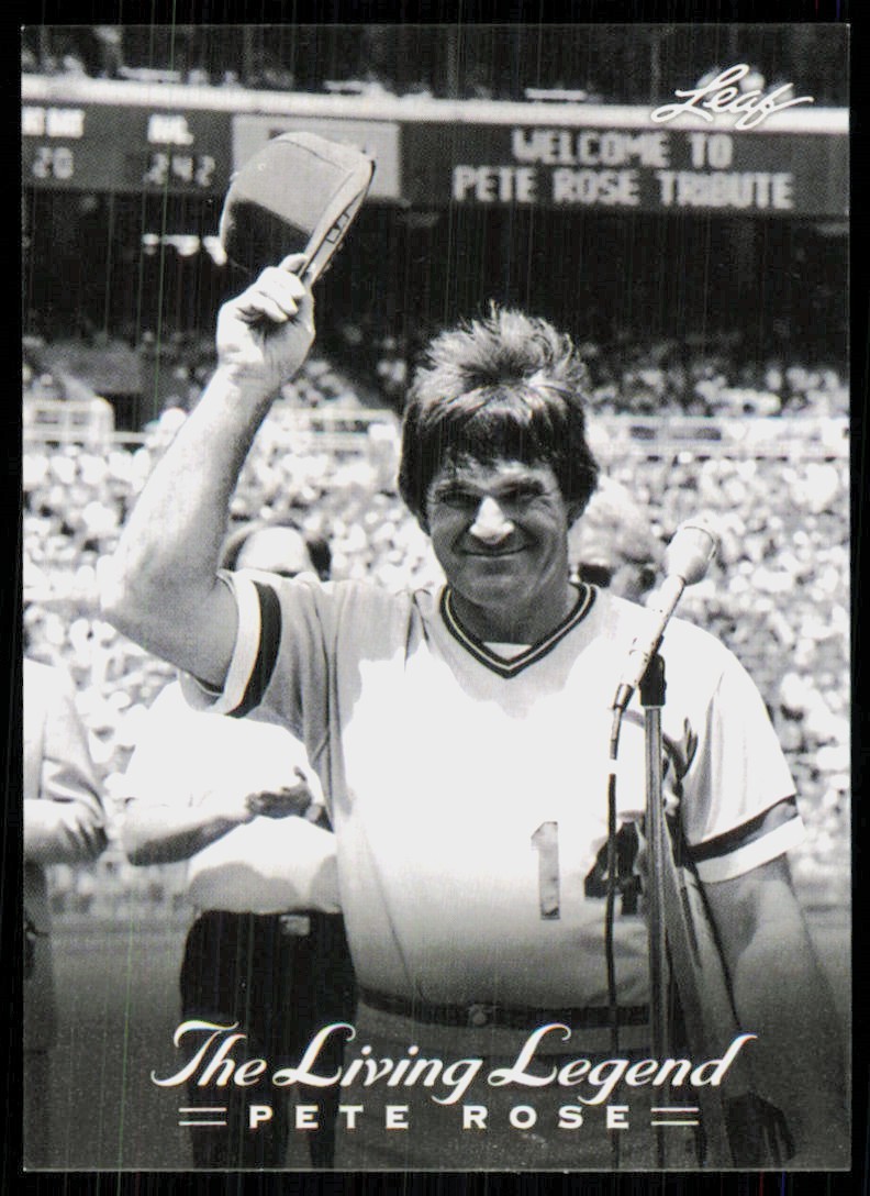2012 Leaf Pete Rose The Living Legend Pete Rose #50