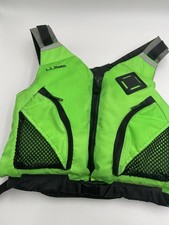 L.L.Bean Flotation Aid Type III PFD Youth Life Jacket Green MPN 6101
