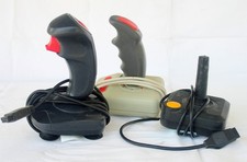 3 Assorted Vintage Joysticks for Atari 2600/7800 and Commodore 64