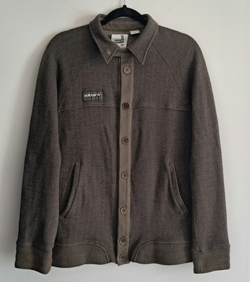 adidas Spezial Witton SPZL Wool Cardigan Jacket S Rare Brown Warm 20,5'' PTP 