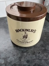 Mackinlay’s Finest Old Scotch Whisky Ice Bucket Vintage  Man cave Bar
