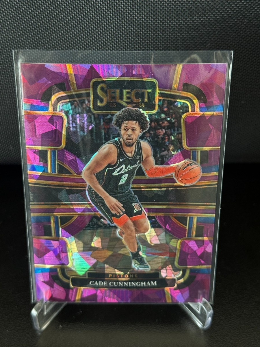 2023-24 Select Cade Cunningham Cracked Ice Purple Prizms /99