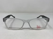 Jelly Bean JB 173 Matte Crystal/Black 48-15-135 Full Rim Eyeglasses Frame LZ27