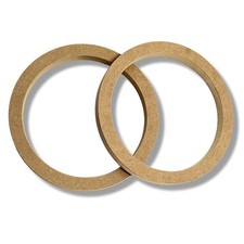 Pair of 8" X 3/4" High Quality MDF Wood Speaker Spacer rings SR8 Metra