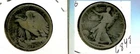1916 P WALKING LIBERTY SILVER HALF DOLLAR G VG 6848T