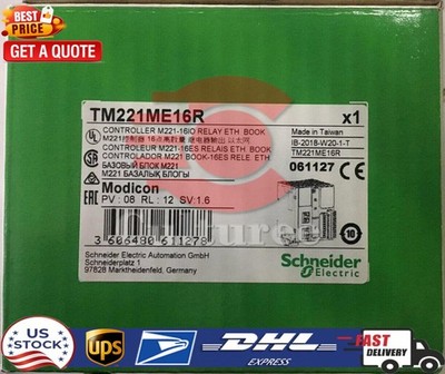 1PCS 2022 New & Genuine TM221ME16R PLC Module In Box VIA FEDEX or DHL