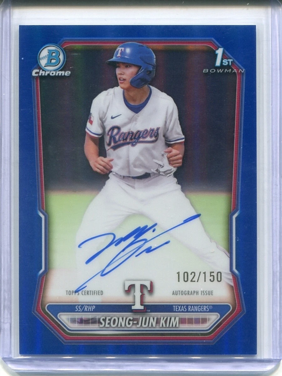 TOPPS １ST Bowman Bowman Baseball Texas Rangers Sports Trading Cards & Accessories