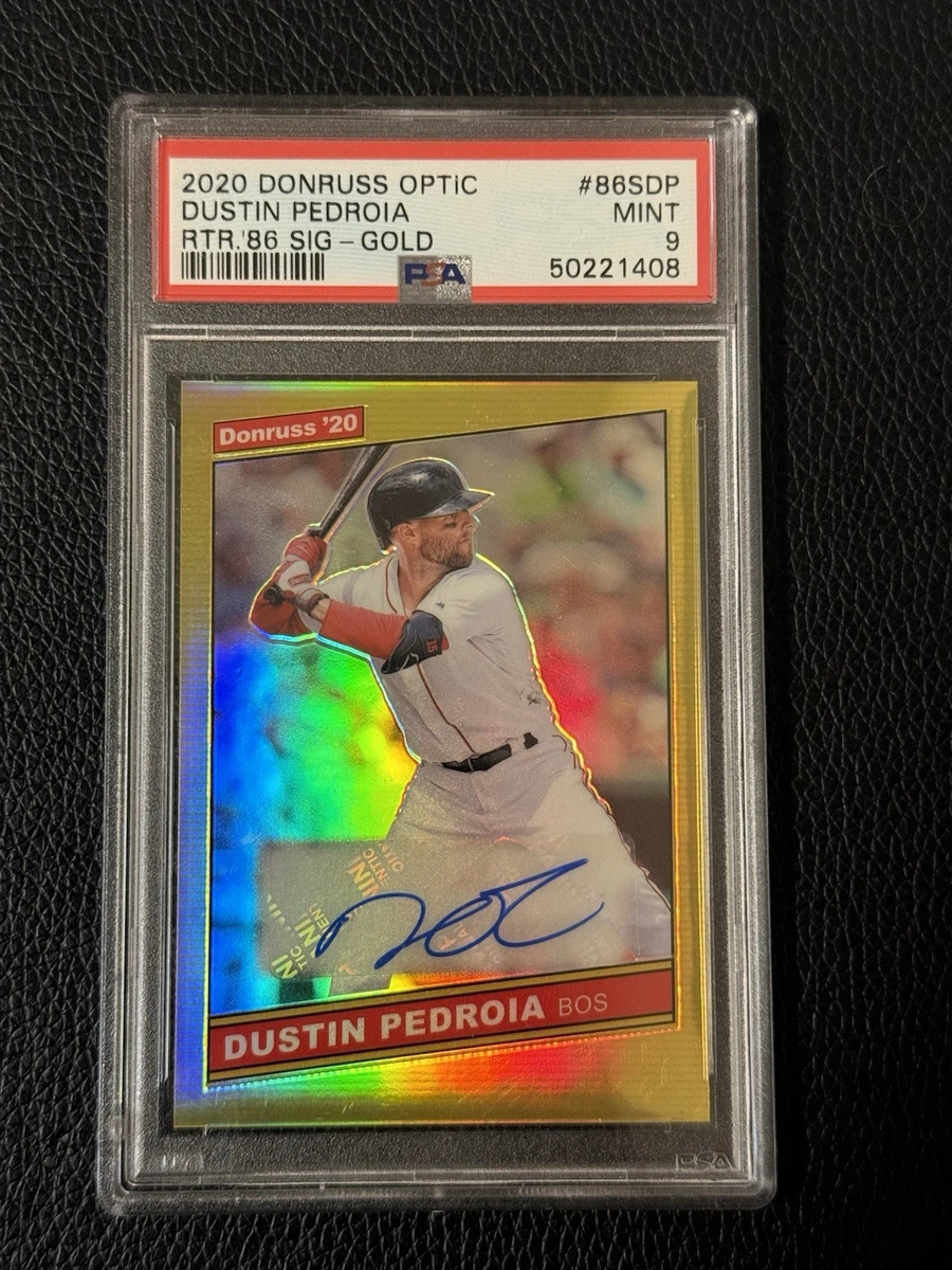 Dustin Pedroia Professional Sports Authenticator (PSA) Baseball