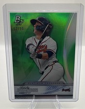 Dansby Swanson RC 2016 Bowman Platinum Presence GREEN #PP2  /99