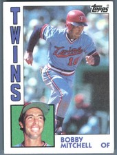 Bobby Mitchell #307 Topps 1984 Topps Minnesota Twins