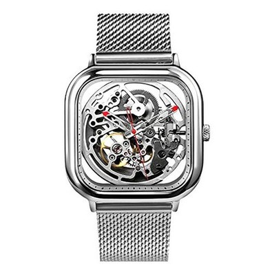 CIGA Design Full Hollow Automatic Skeleton Steel Sapphire Men's Watch