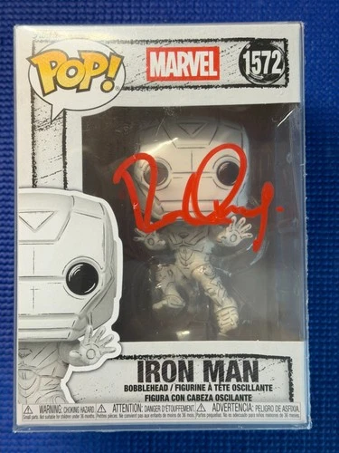 Robert Downey Jr. Signed Iron Man Funko Pop #1572 with Heritage COA #152156