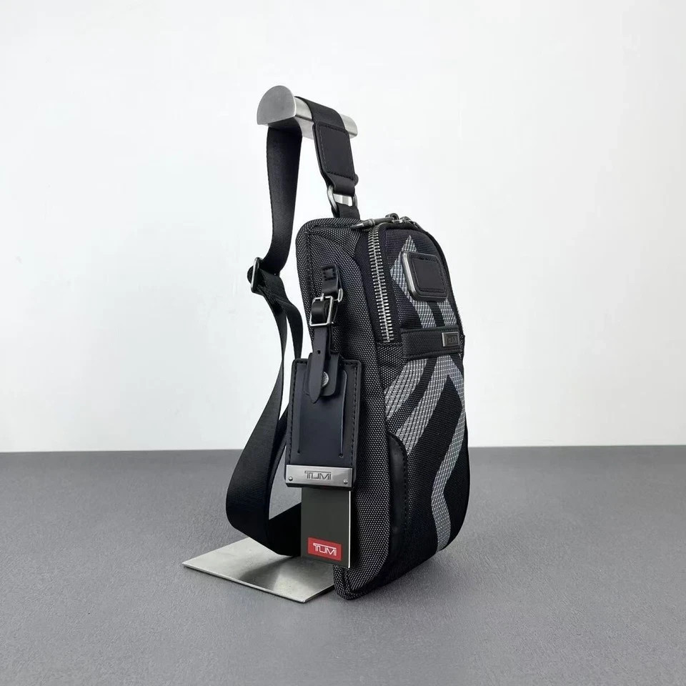 TUMI Alpha 3 Compact Sling One Shoulder Bag Popular Model Black outlet HOT