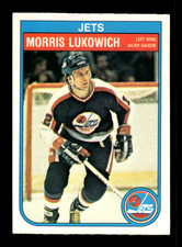 1982-83 O Pee Chee # 383 Morris Lukowich Card (B7) Winnipeg Jets