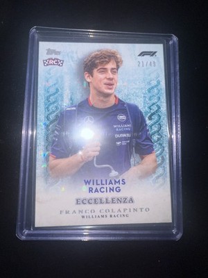 2024 Topps Eccellenza Formula 1 Williams Rookie Franco Colapinto /49