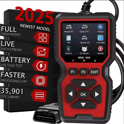 OBD2 Fehlerauslesegerät Auto Scanner Diagnosegerät Code Leser Motor OBD II