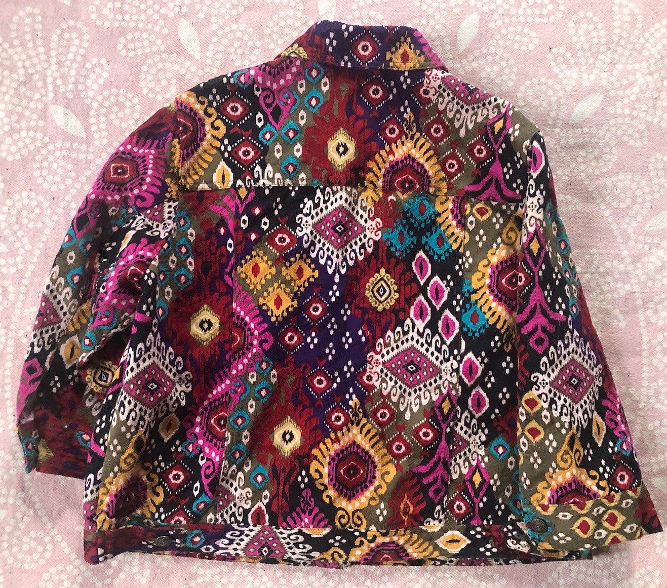 Ruby Rd 16W Colorful Button Up Shacket Jacket 100… - image 8