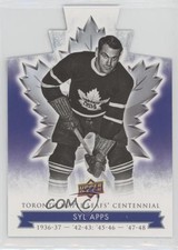 2017 Upper Deck Toronto Maple Leafs Centennial Blue Die-Cut Syl Apps HOF 0d7y