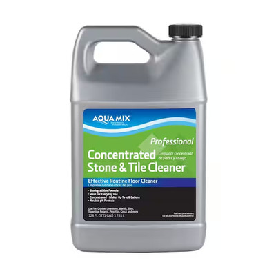 Aqua Mix Stone Tile Cleaner 1 Gal Concentrated Neutral pH Floor Bathroom Kitchen