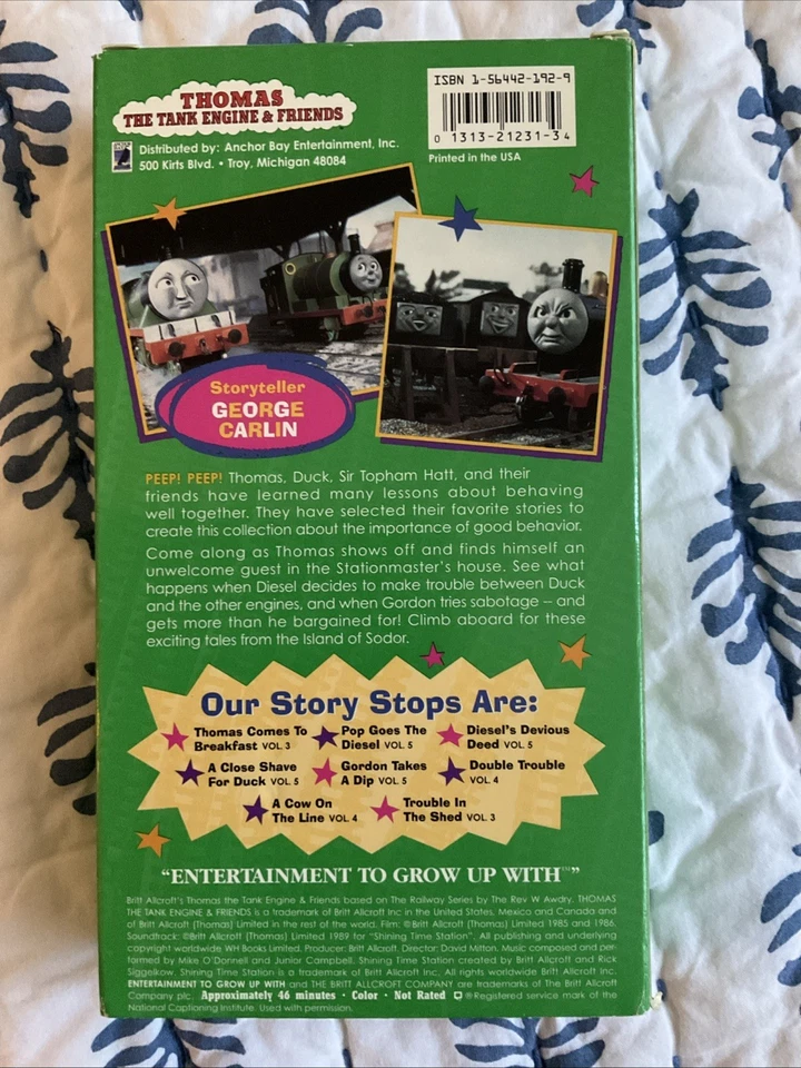 Thomas the Tank Engine & Friends - Thomas Comes To Breakfast (1999 Black Tape) - Image 2 of 3