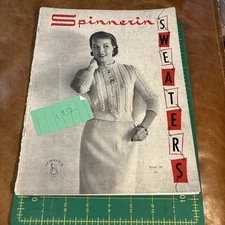 Spinnerin Sweaters Knitting Patterns 1957