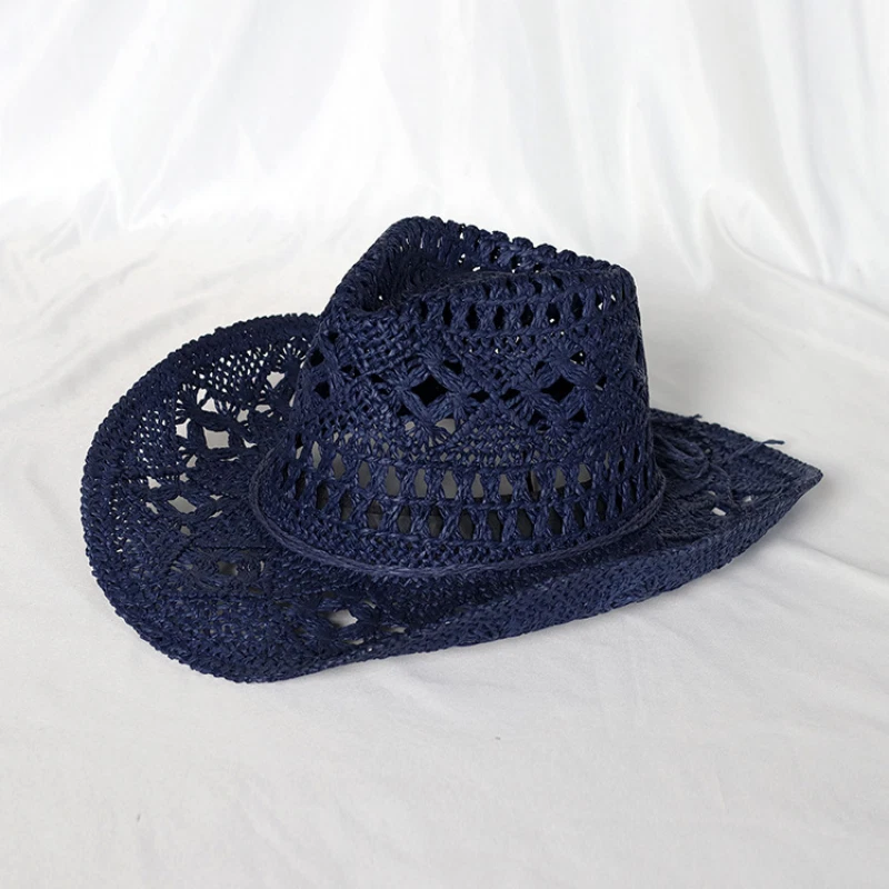 Cowboy Hat Blue Straw for Women for sale | eBay display picture 1