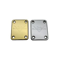 Custom Shop Guitar Neck Plate For FD Strat Tele Guitar Chrome Gold Colour