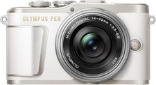 USED Olympus Pen E-Pl9 14-42mm kit WHITE FREESHIPPING