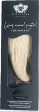 Foxy Locks Clip In Human Remy Wrap Ponytail - Honey Spice  12"
