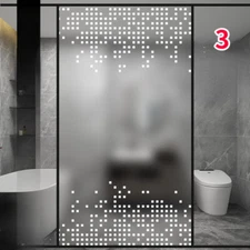 Modern Polka Dot Window Film Frosted Glass Stickers Bedroom Privacy Decoration