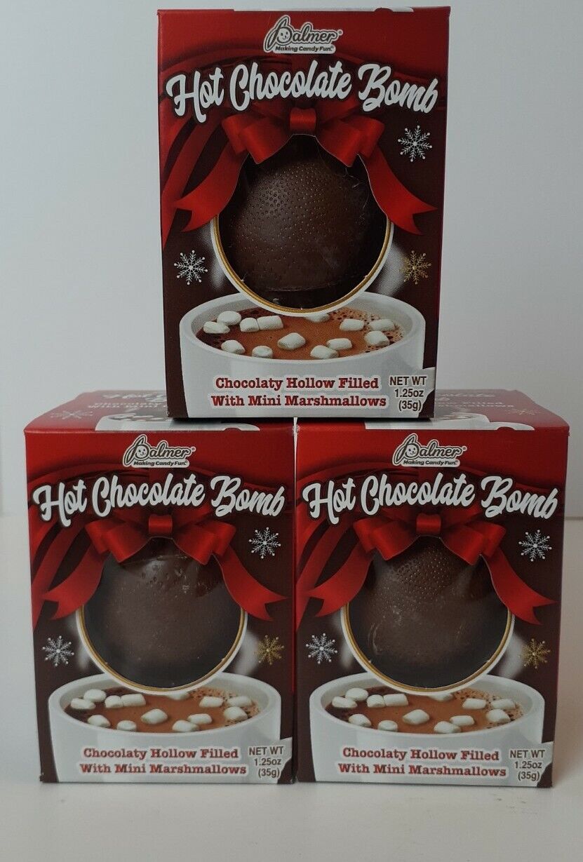 Max 49% OFF 3 Palmer Hot Chocolate Bombs marshmallows cocoa Challenge the lowest price of Japan mini w Delicious